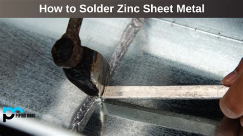 how to solder zinc sheet metal|open flame soldering.